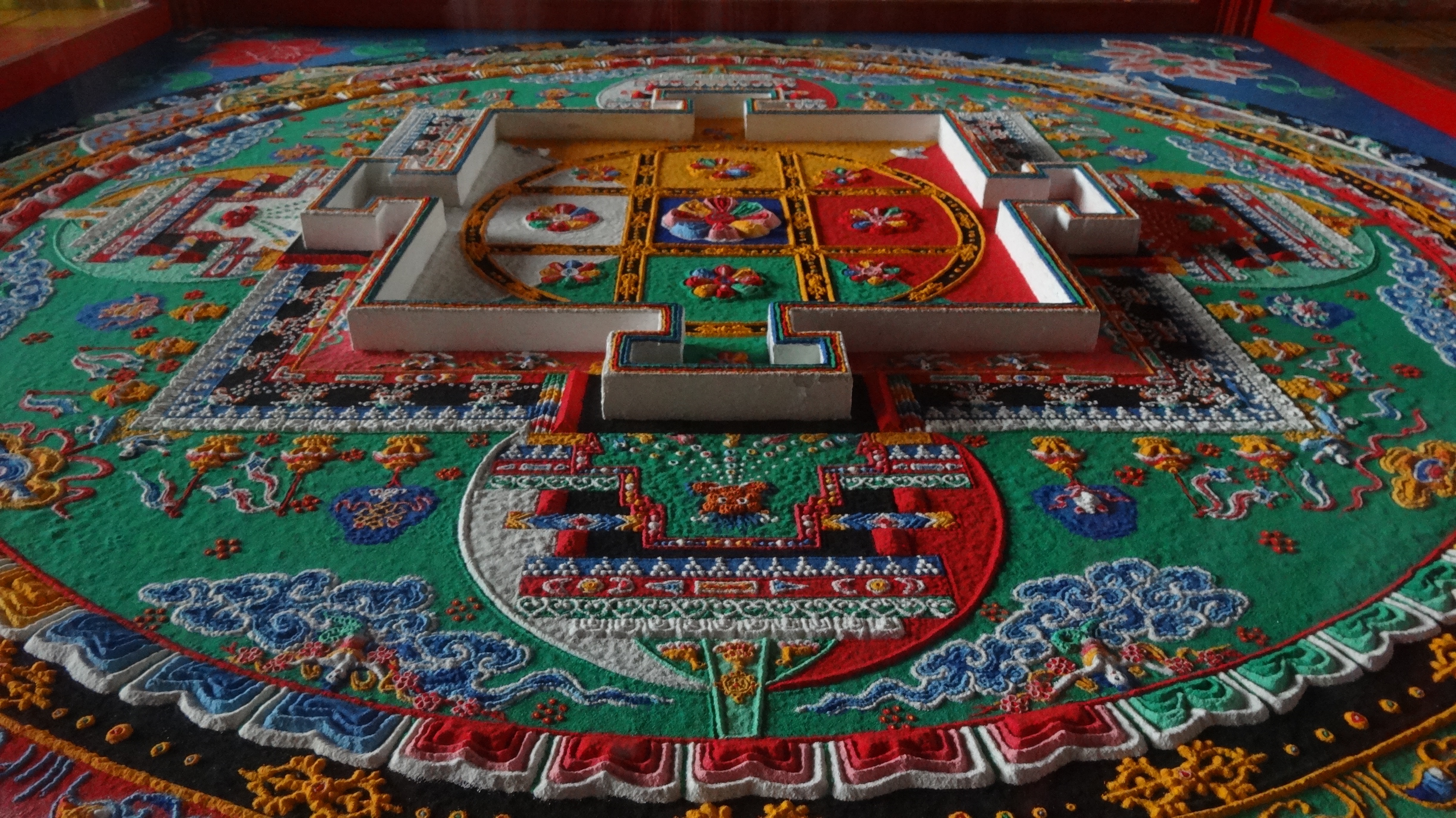 Mandala al tempio dei Lama